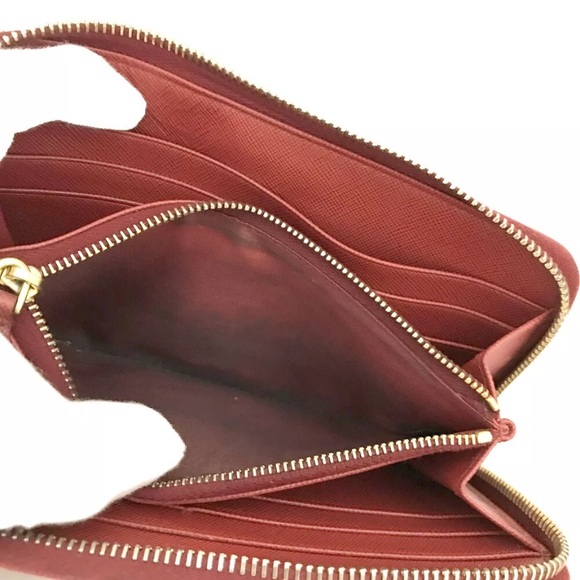 PRADA Saffiano Leather Zip Around Long Wallet/9Y1006 - Picture 12 of 14
